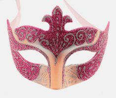 Pink Colour Colombina Eye Mask