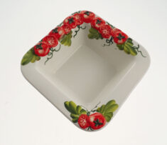Tomato design Ceramic Square Bowl