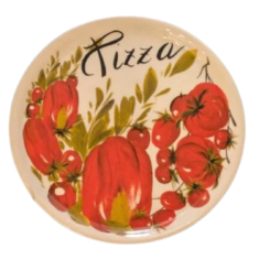 Tomatoes Pizza Plate
