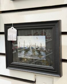 gondola painting in Venice river